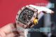 Knockoff Richard Mille RM11-03 Diamond And Rose Gold Watch - White Rubber Strap (7)_th.jpg
